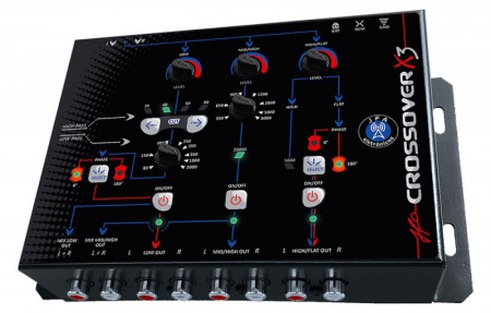 Crossover Digital Eletrônico Jfa X3 De 3 Vias